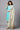 Blue Yarn-Dyed kurta White Flared Palazzo and Dupatta Set
