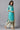 Blue Yarn-Dyed kurta White Flared Palazzo and Dupatta Set
