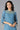 Blue Gilet With Kurta Set