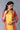 Red Gilet, Yellow Kurta And Palazzo Set