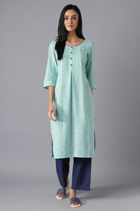 Green Casual kurta &amp; Palazzo Set