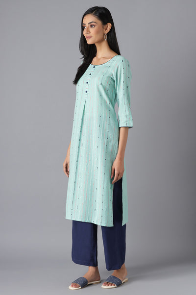 Green Casual kurta & Palazzo Set