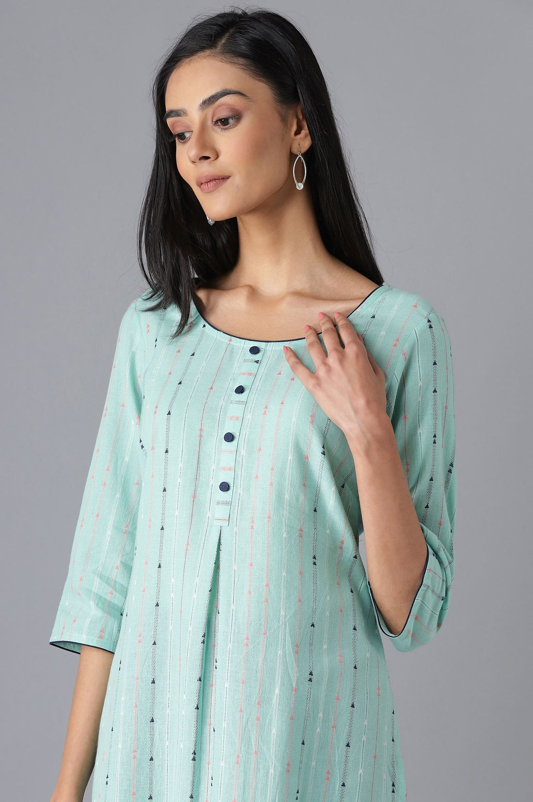 Green Casual kurta &amp; Palazzo Set