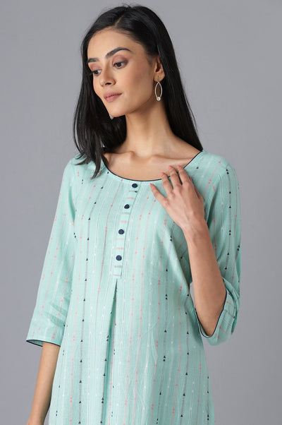 Green Casual kurta & Palazzo Set