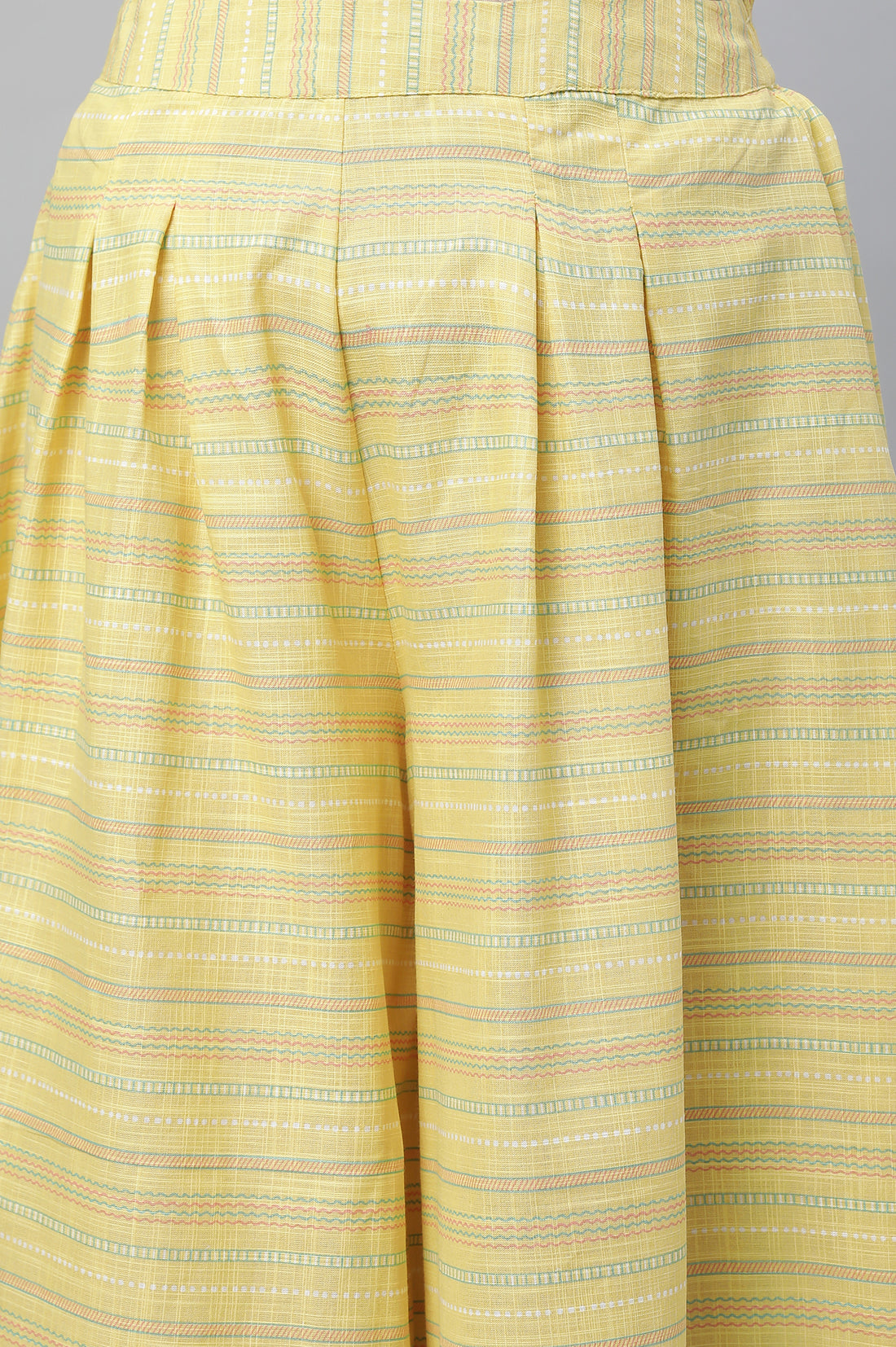 Blue Printed Kurta &amp; Culottes Set