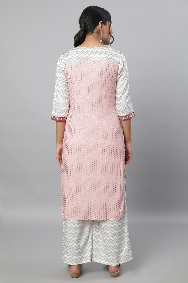 Red Festive kurta & Palazzo Set