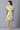 Girls Light Yellow Georgette Kaftan With Inner
