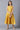 Girls Red Gotta Patti Gillet With Yellow Printed Dress