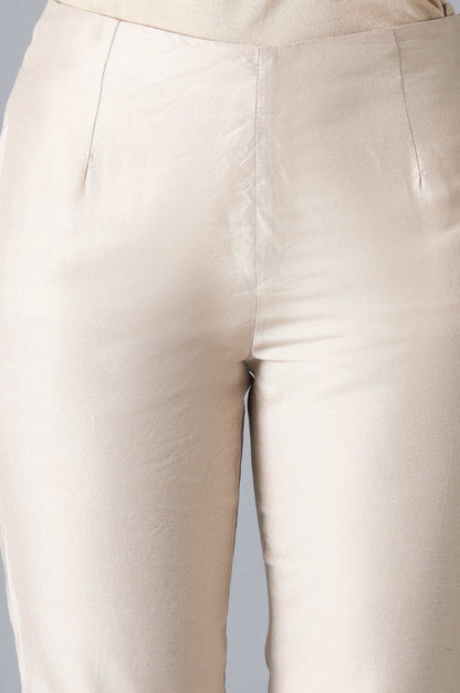 Beige Slim Pants