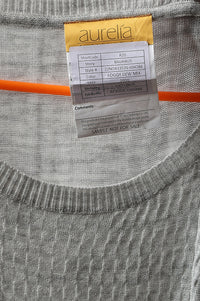 Grey Yarn-dyed Acrylic kurta