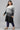 Black Ombre Knitted Winter Plus Size kurta