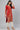 Red Statement Printed Winter kurta