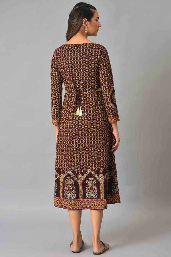 Elleven Women's Aurelia Brown Dress