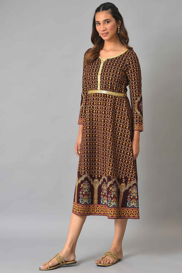 Elleven Women's Aurelia Brown Dress