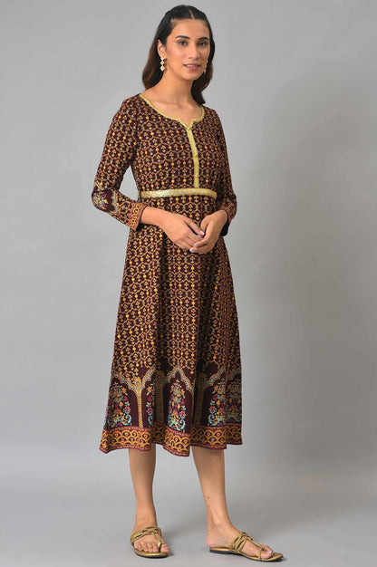 Aurelia Brown Dress