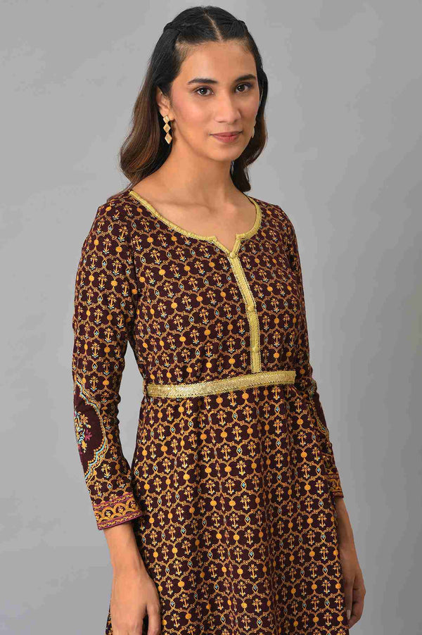 Elleven Women's Aurelia Brown Dress