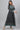 Black Yarn-dyed A-line Winter Dress