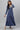 Blue Tiered Acrylic Charm Winter Dress