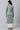 Green Placement Print Ethnic Winter kurta