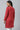 Red Yarn-dyed Winter kurta