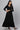 Black Acrylic Plus Size Winter Dress