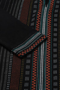 Black Printed Acrylic Winter kurta