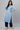 Blue Acrylic Plus Size Winter kurta
