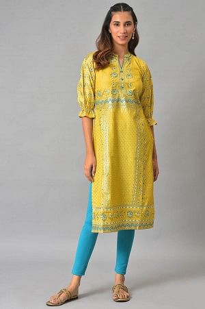 Blue Stretchable Interlock Women Tights