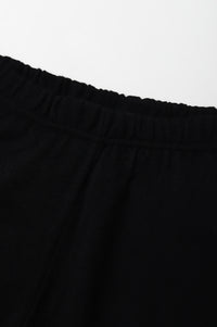 Black Textured Acrylic Skinny Fit Tights