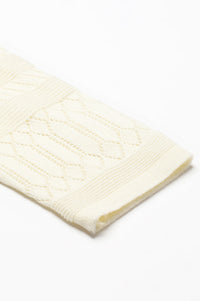 White Acrylic Winter Tights