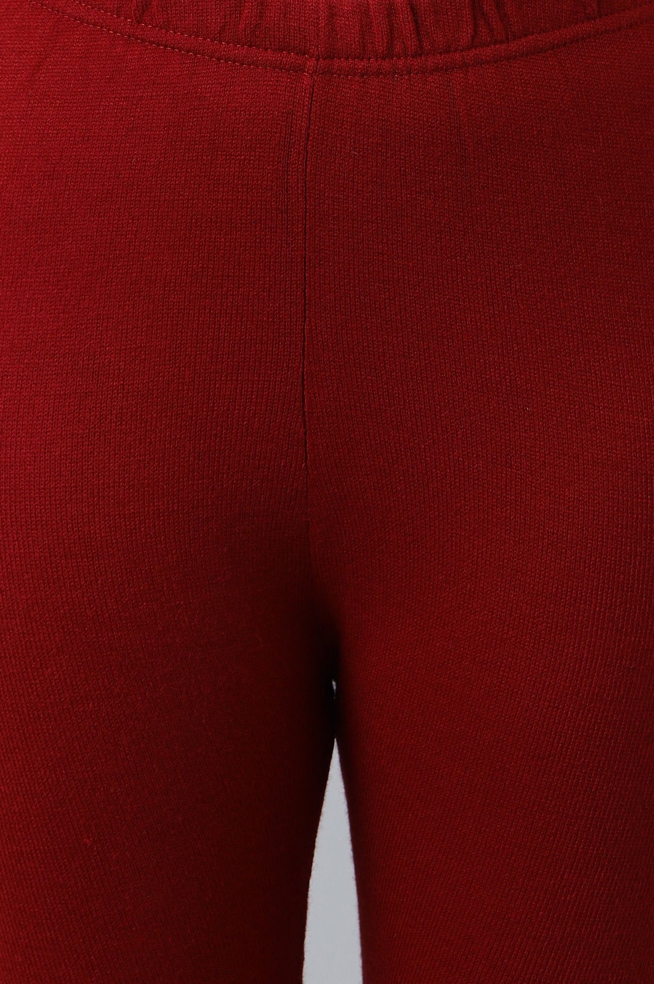 Red Acrylic Winter Tights