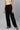 Black Ankle Length Straight Winter Palazzo