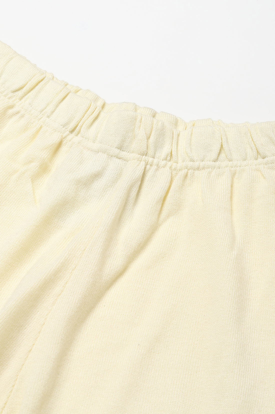 White Ankle Length Straight Winter Palazzo