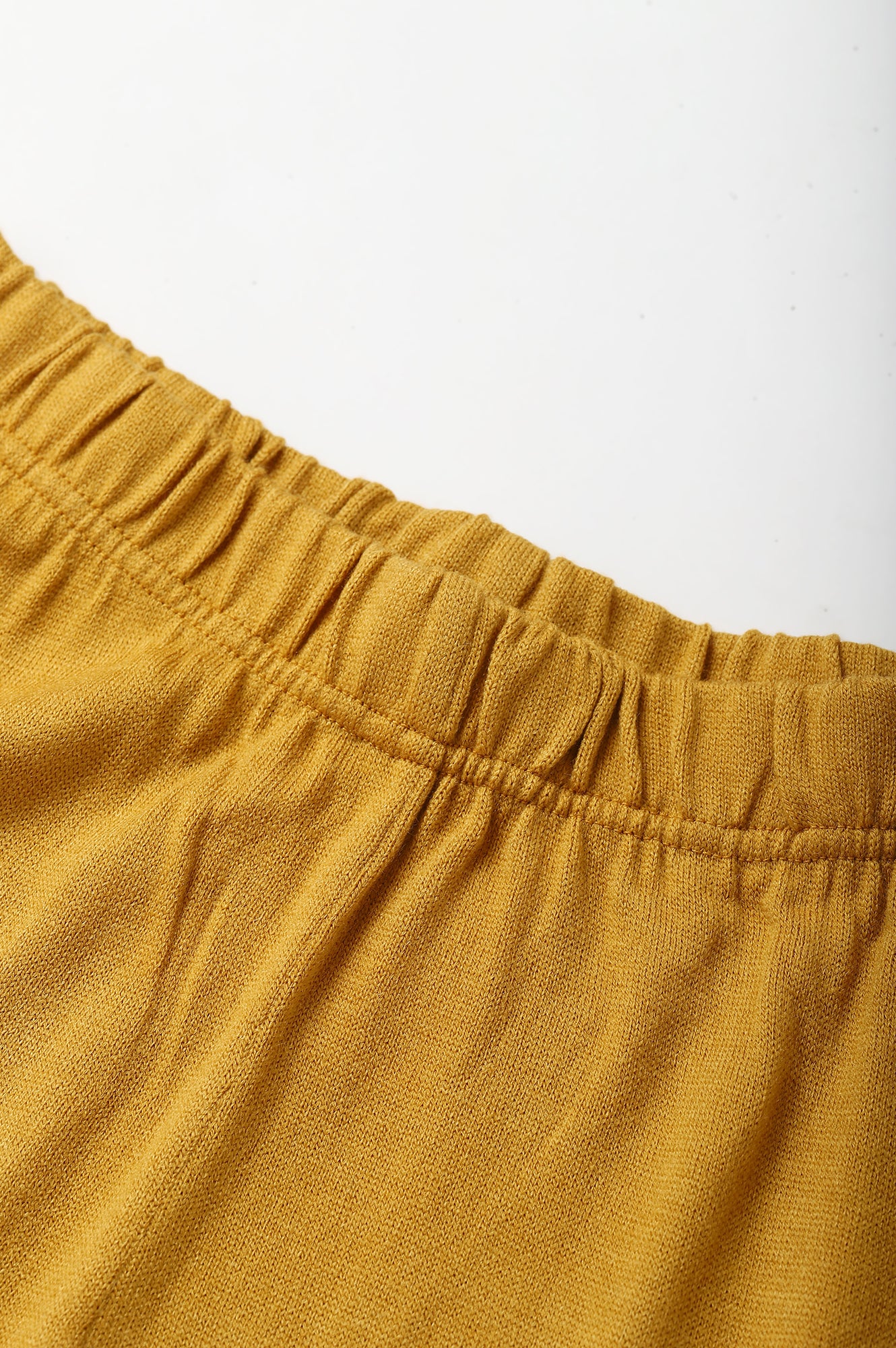 Yellow Ankle Length Straight Winter Palazzo