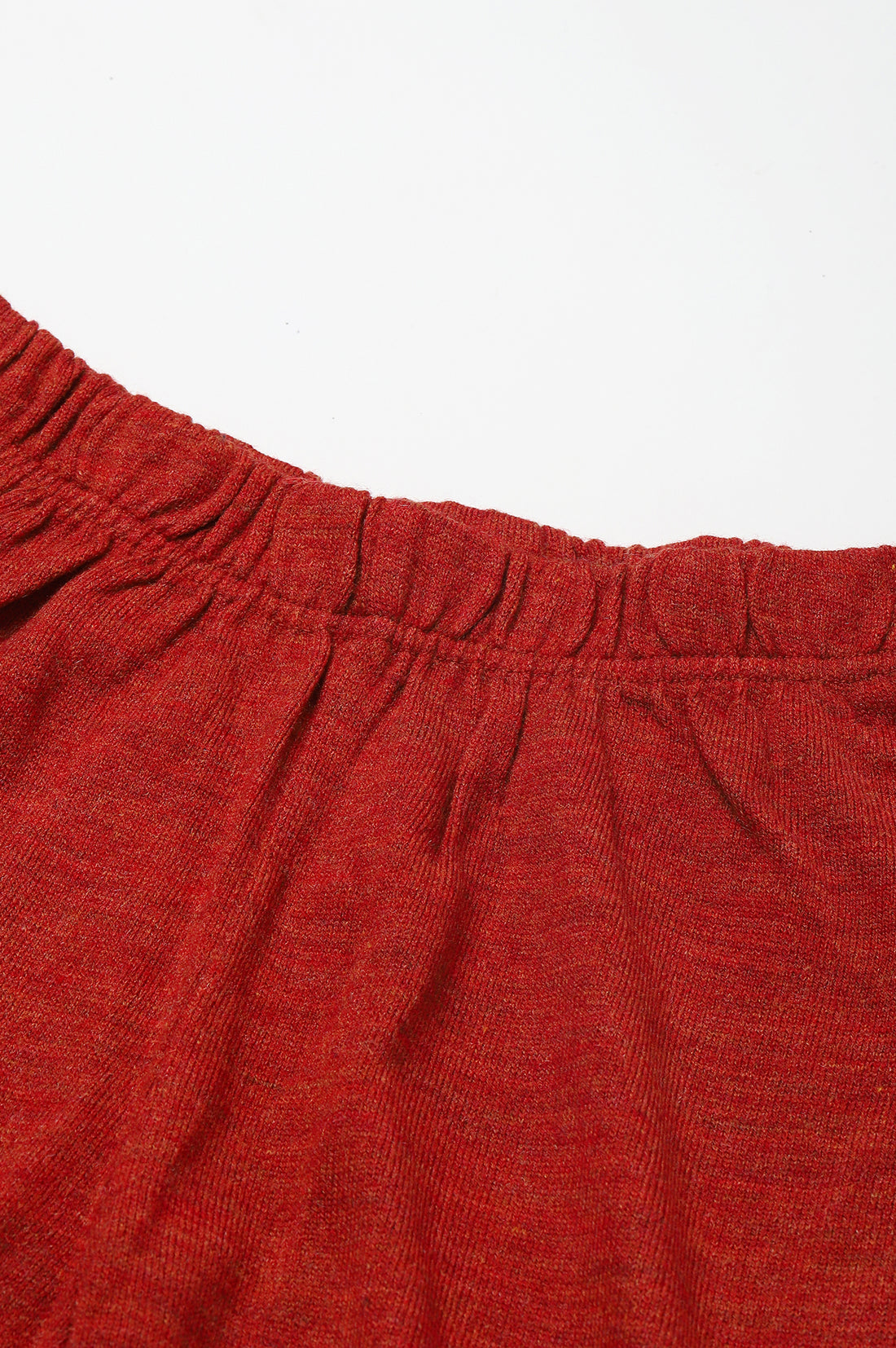 Orange Ankle Length Straight Winter Palazzo