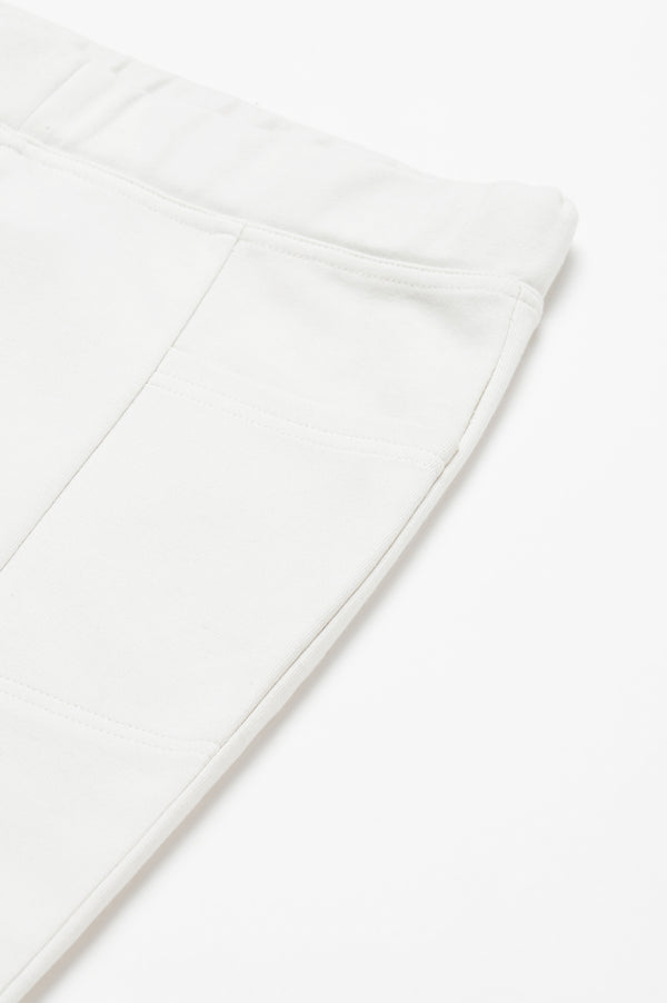 White Solid Winter Tights