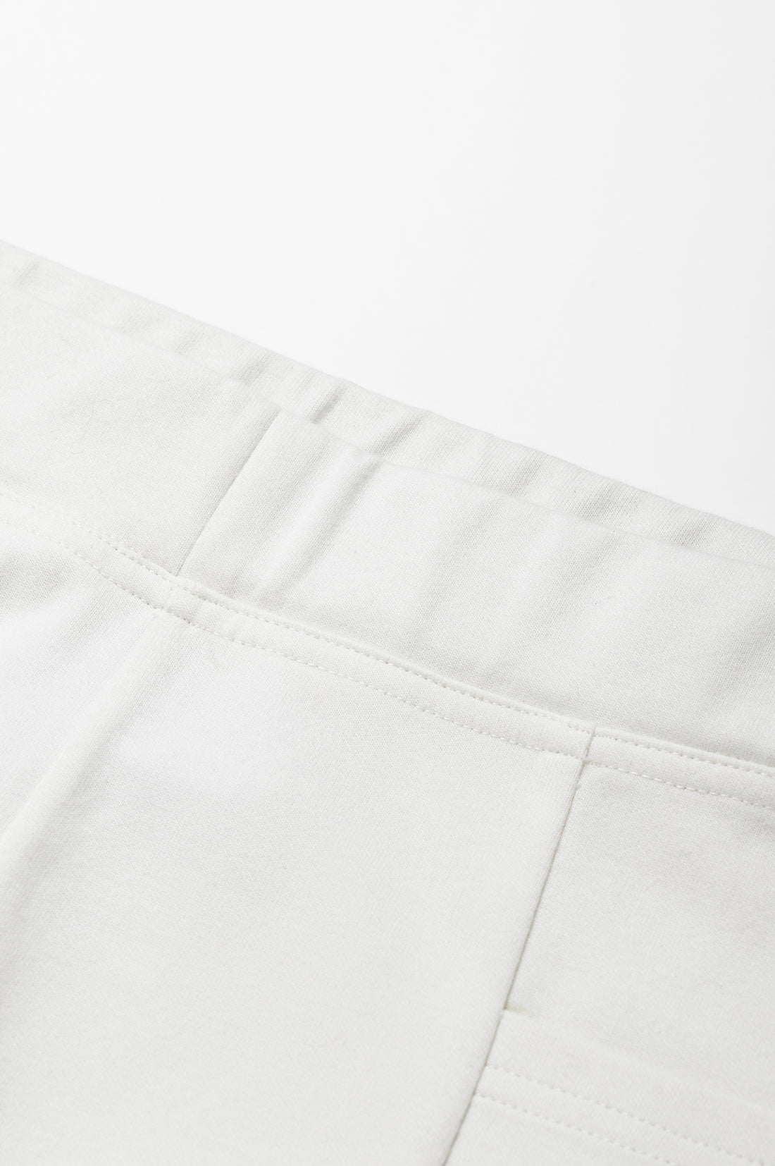 White Solid Winter Tights