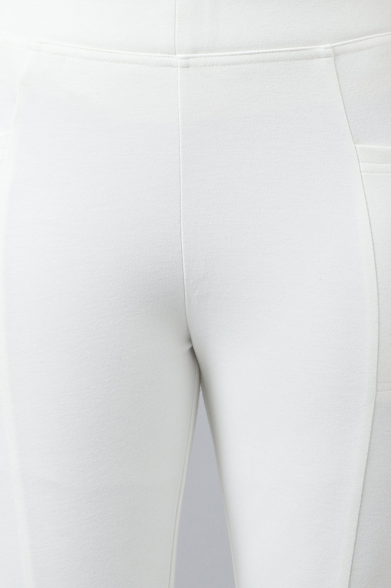 White Solid Winter Tights