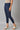 Blue Solid Winter Tights