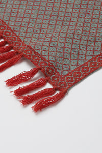 Orange Yarn-Dyed Women Muffler