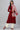 Red Yarn-Dyed Women Muffler