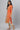 Orange Gold Printed Festive Winter kurta and White Pants Set