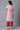 Pink Printed Ethnic kurta and Culottes Set