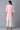 Ice Pink Embroidered kurta Inn V-Neck With Yellow Straight Palazzo