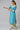Blue Solid kurta With Yellow Printed Trousers