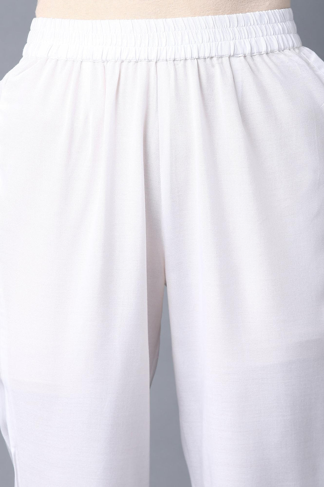 Aure Collection By Aurelia Blue High-Low kurta With White Trousers