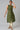Olive Shirt Collar kurta With Beige Trousers