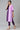 Purple Colour Block kurta With Trousers