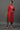 Red Abstract Printed Ethnic Kurta