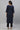 Blue Yarn Dyed Straight Kurta